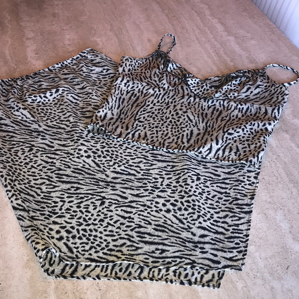 🔥Fabulous🔥 2 piece animal print top and skirt